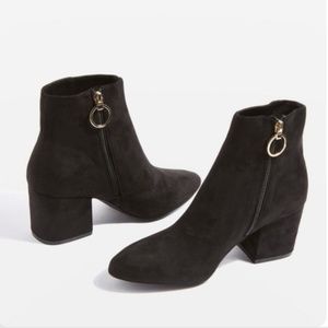TopShop Black Booties | size 7.5 | Make an offer!